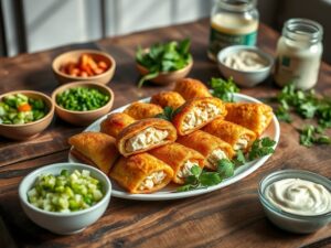 Recheio Delicioso para Canudinho de Frango com Maionese