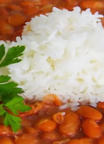 Receita de Arroz e feijão Perfeito