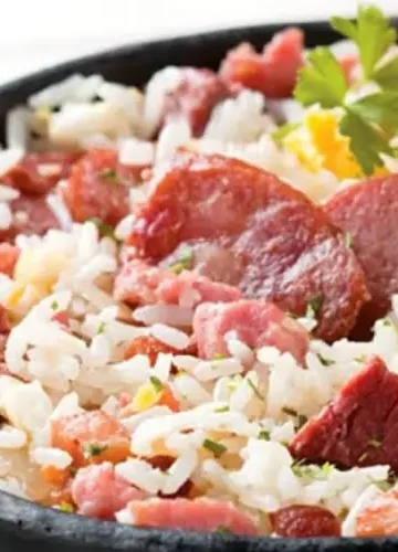 Receita de Arroz Carreteiro de Linguiça