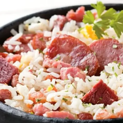 Receita de Arroz Carreteiro de Linguiça