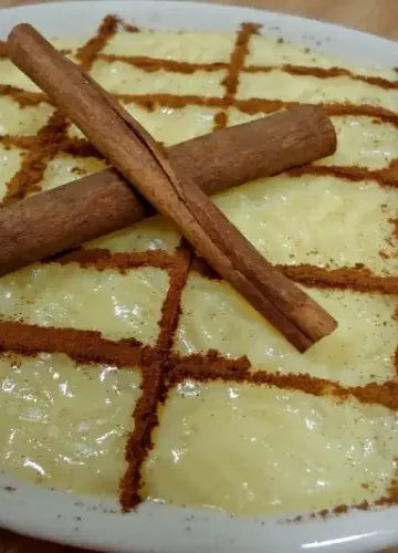 Receita de Arroz Doce Caseiro