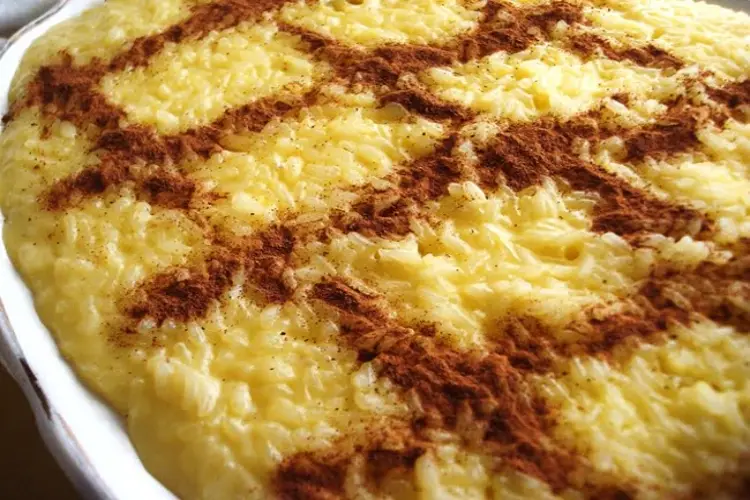 Receita de Arroz Doce Português