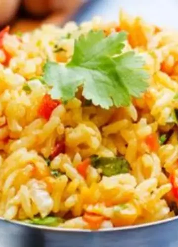 Receita de Arroz com cenoura