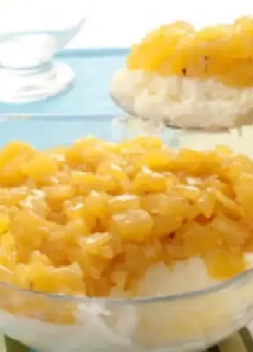 Receita de Arroz Doce com Abacaxi