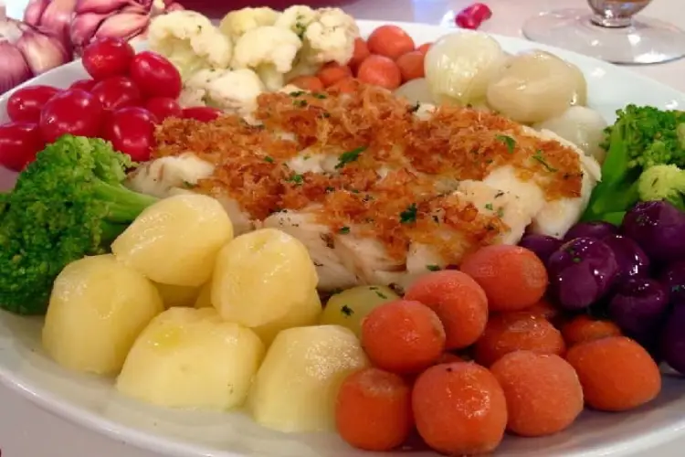 Receita de Bacalhau com Cebola Dourada