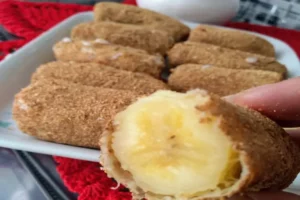 Receita de Banana à Milanesa na Airfryer