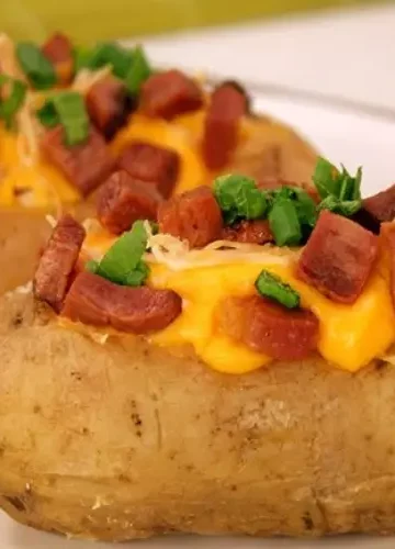 Receita de Batata com cheddar