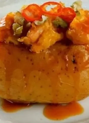 Receita de Batata Recheada com Frango