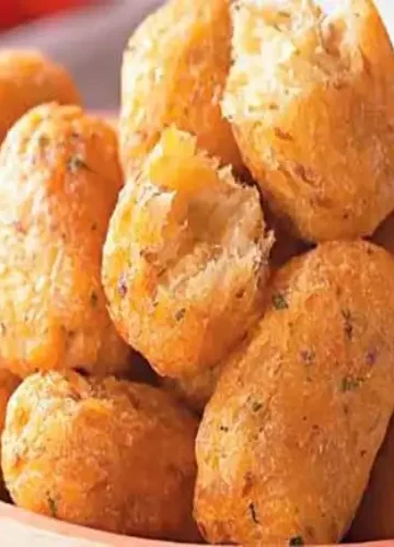 Receita de Bolinho de Bacalhau com Mandioca