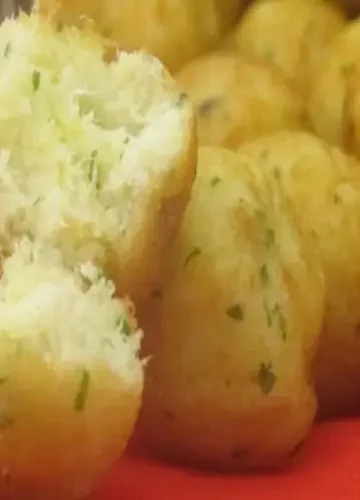 Receita de Bolinho de Bacalhau e Batata