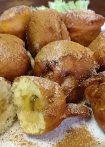 Receita de Bolinho de Chuva com Banana