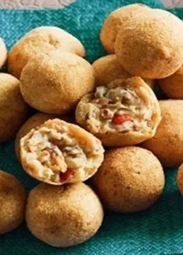 Receita de Bolinho de Macaxeira com Sardinha