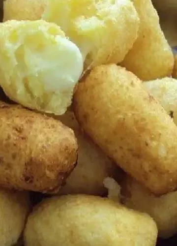 Receita de Bolinho de Mandioca Recheado