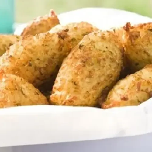 Receita de Bolinho de Arroz Frito