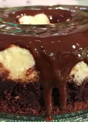 Receita de Bolo Pudim de Chocolate