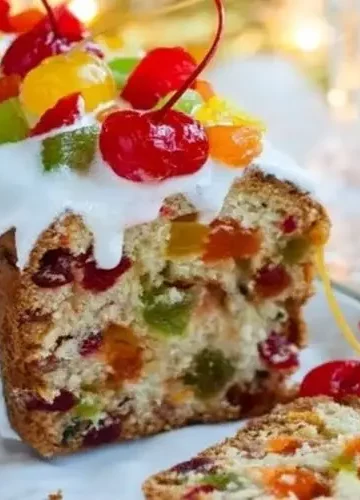 Receita de Bolo com Frutas Cristalizadas para o Natal