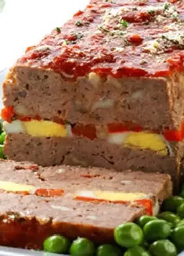 Receita de Bolo de Carne com Recheio