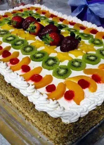 Receita de Bolo de Frutas