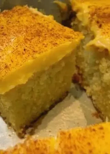 Receita de Bolo de Fubá com Creme de Milho Verde