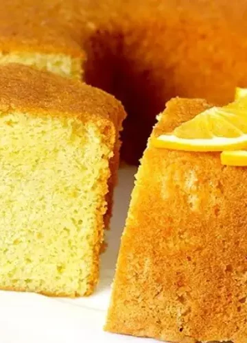 Receita de Bolo de Laranja Diet