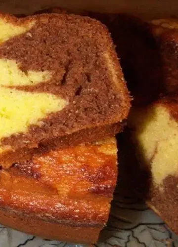 Receita de Bolo de Mármore Iogurte