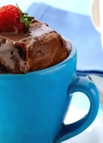 Receita de Bolo de caneca feito em 3 Minutos