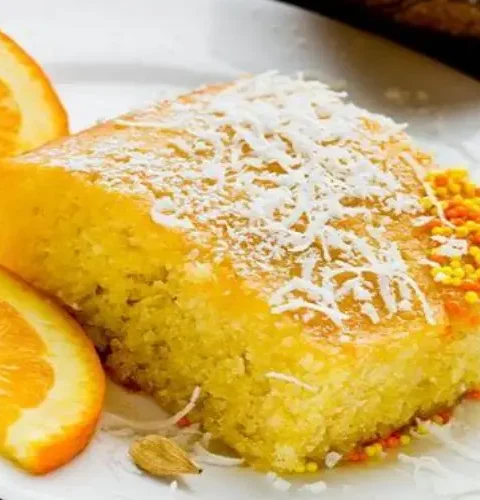 Bolo de milho com laranja (Fregolá)