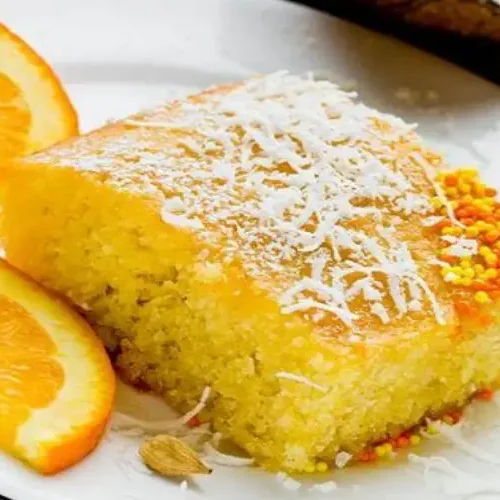 Bolo de milho com laranja (Fregolá)