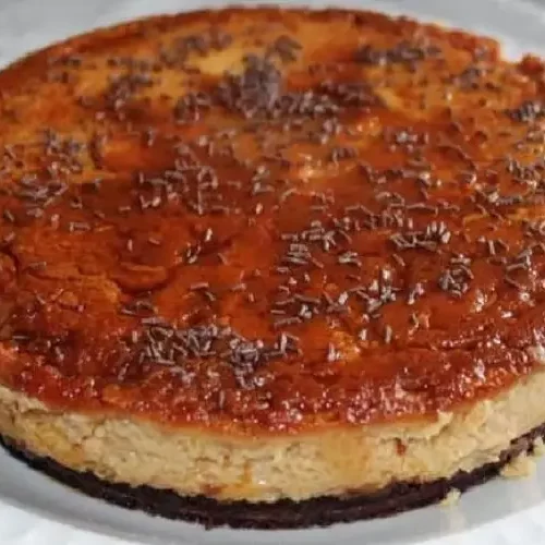 Receita de Bolo Pudim de baunilha e chocolate