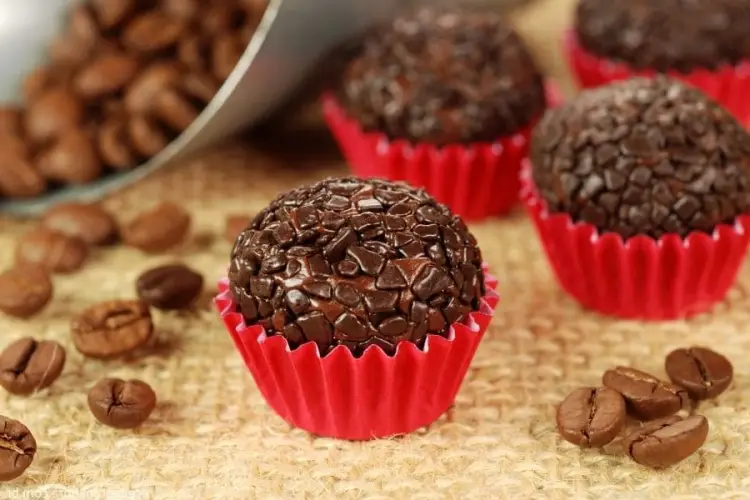 Receita de Brigadeiro Gourmet de Café