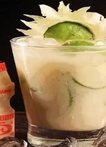 Receita de Caipirinha de Yakult