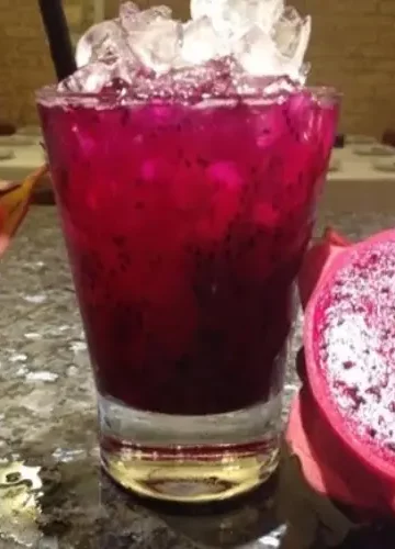 Receita de Caipirinha de Pitaya Dragon Fruit