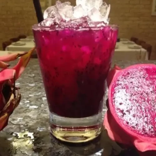 Receita de Caipirinha de Pitaya Dragon Fruit