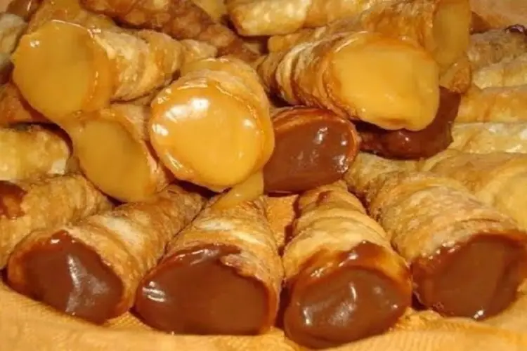 Receita de Canudinho Assado de Doce de Leite