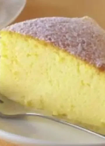 Receita de Cheesecake Japonês com apenas 3 ingredientes