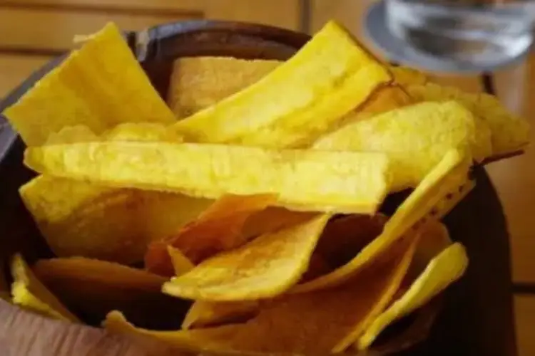 Receita de Chips de Banana Verde