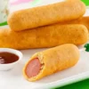 Receita de Corn Dog Enroladinho de Salsicha Frito no Palito