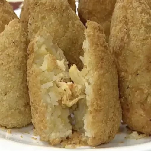 Receita de Coxinha de Massa de Arroz