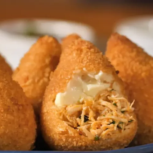 Receita de Coxinha de pão de forma