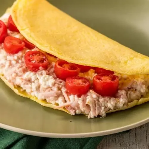 Receita de Crepioca com Presunto