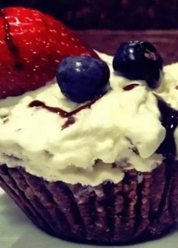 Receita de Cupcake Gelado de Nutella