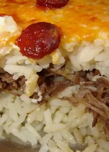 Receita de Empadão de Arroz no forno