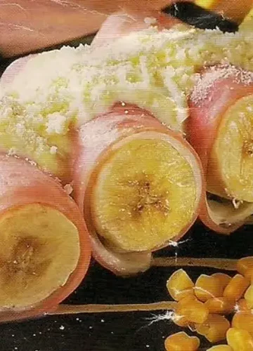 Receita de Enroladinho de Banana e Creme de Milho