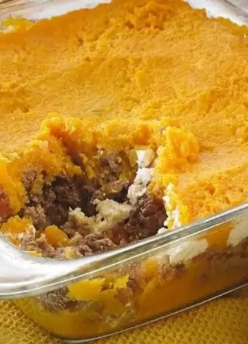 Receita de Escondidinho de Abóbora Com Carne