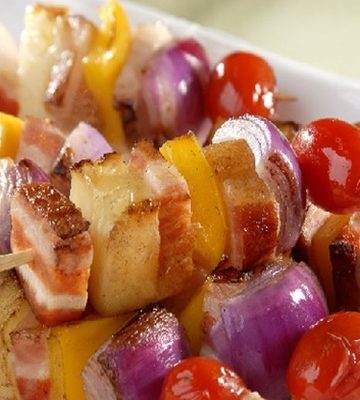 Receita de Espetinho de Bacon