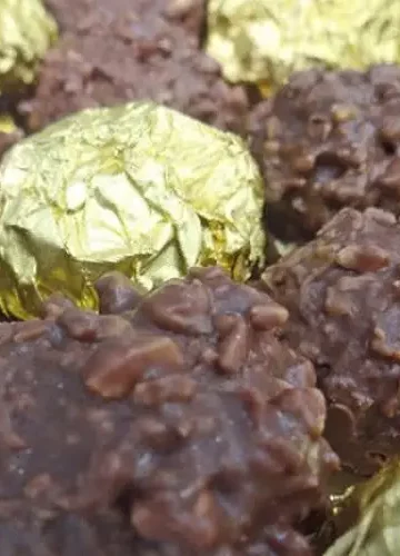 Receita de Bombom Ferreiro Rocher Caseiro, fácil