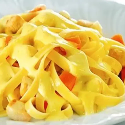 Receita de Fettuccine com Creme de Pequi