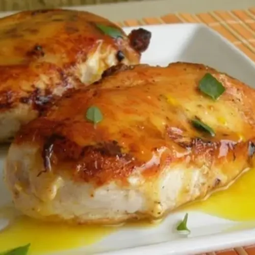 Receita de Filé de Frango com Molho Laranja