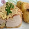 Receita de Filé mignon suíno empanado e assado