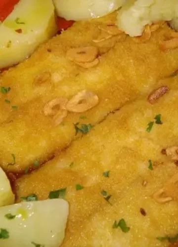 Receita de Filetes de peixe a Rosa do Adro